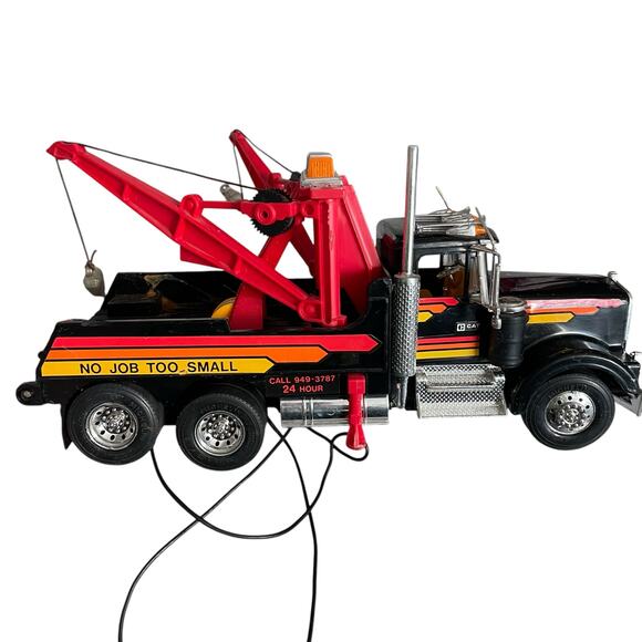New Bright Twin Boom Highway Wrecker Tow Truck Toy PARTS Only INCOMPLETE READ - Picture 1 of 16